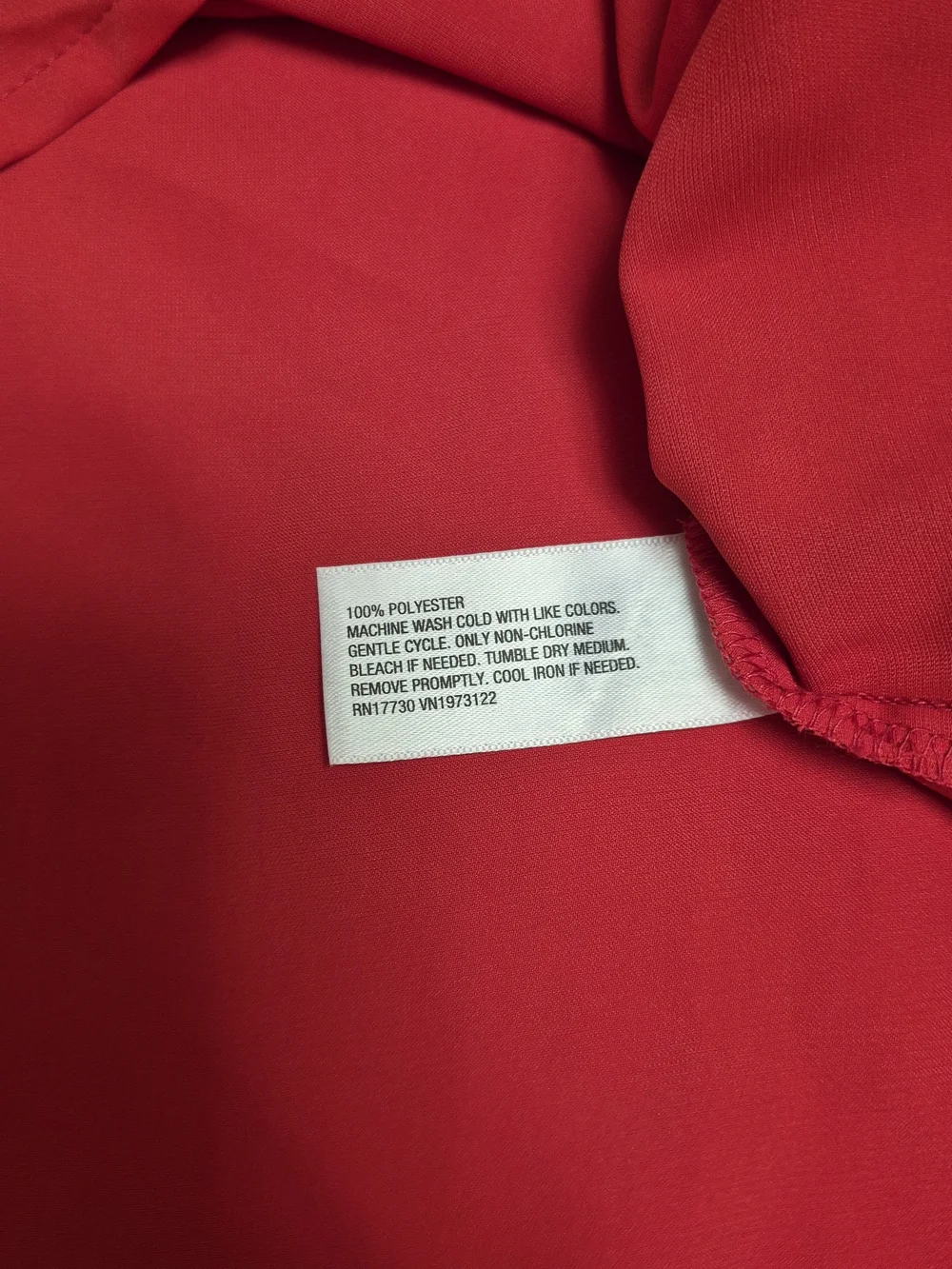 Ava & Viv Vibrant Red Ruffle-Neck Blouse - Picture 8 of 9